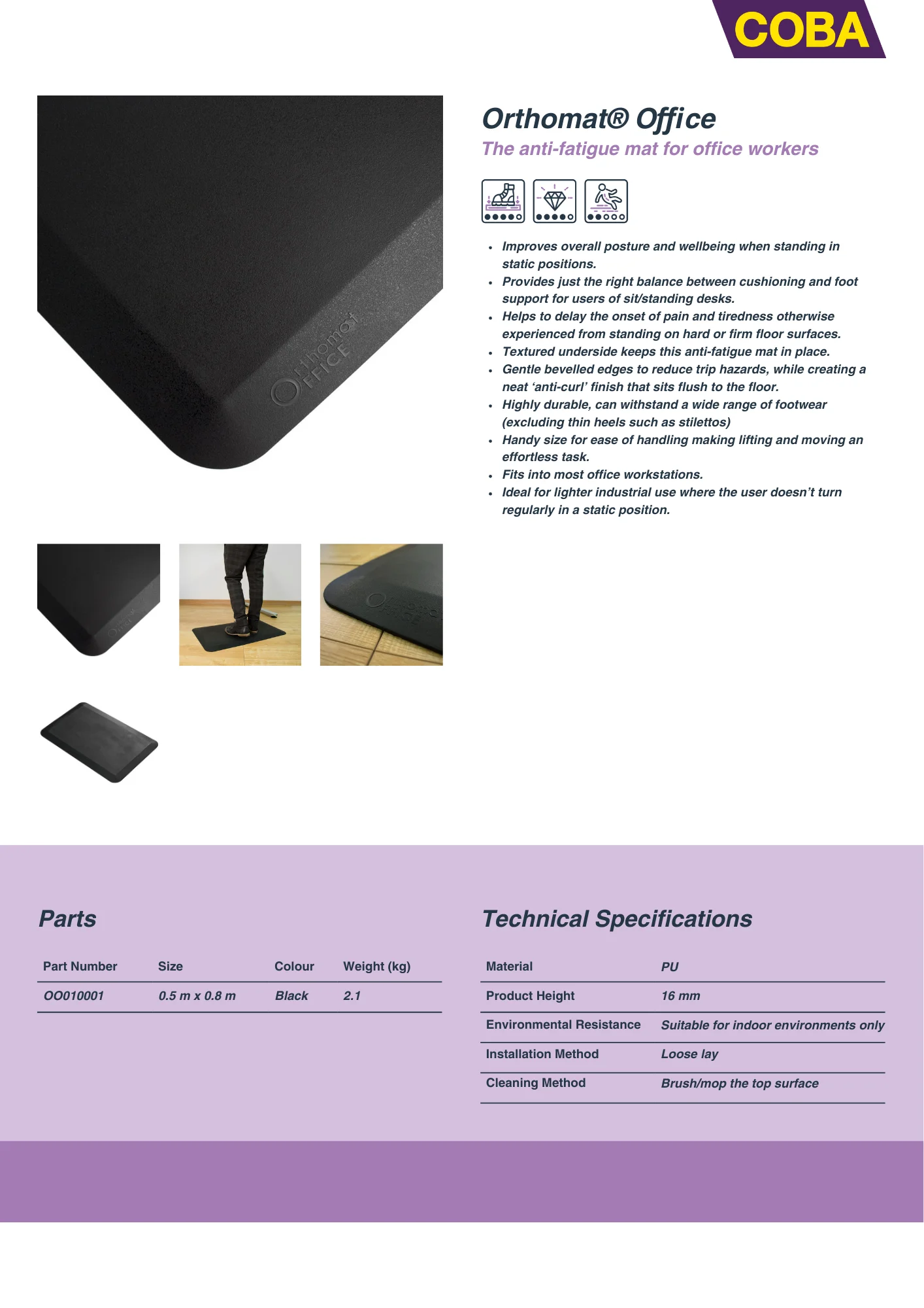 Specification Sheet