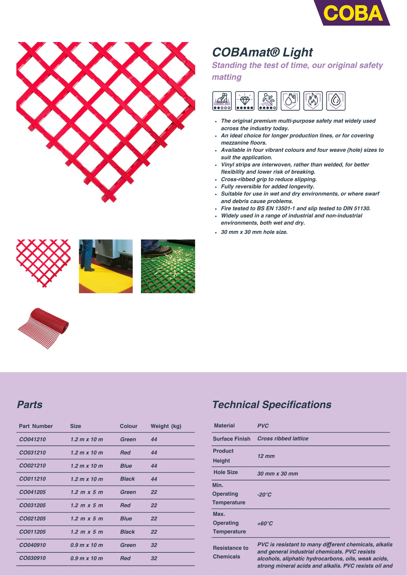 Specification Sheet