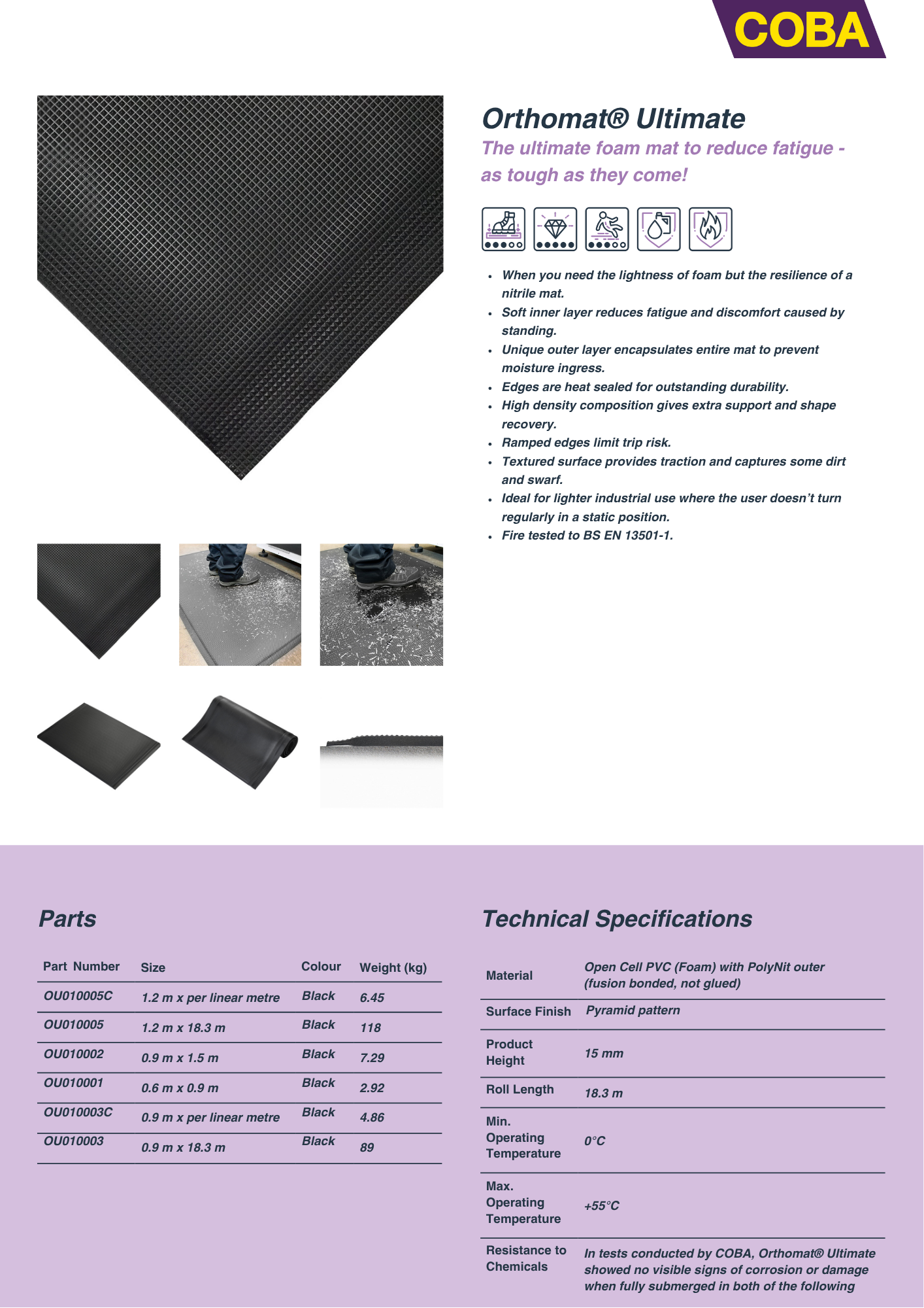 Specification Sheet