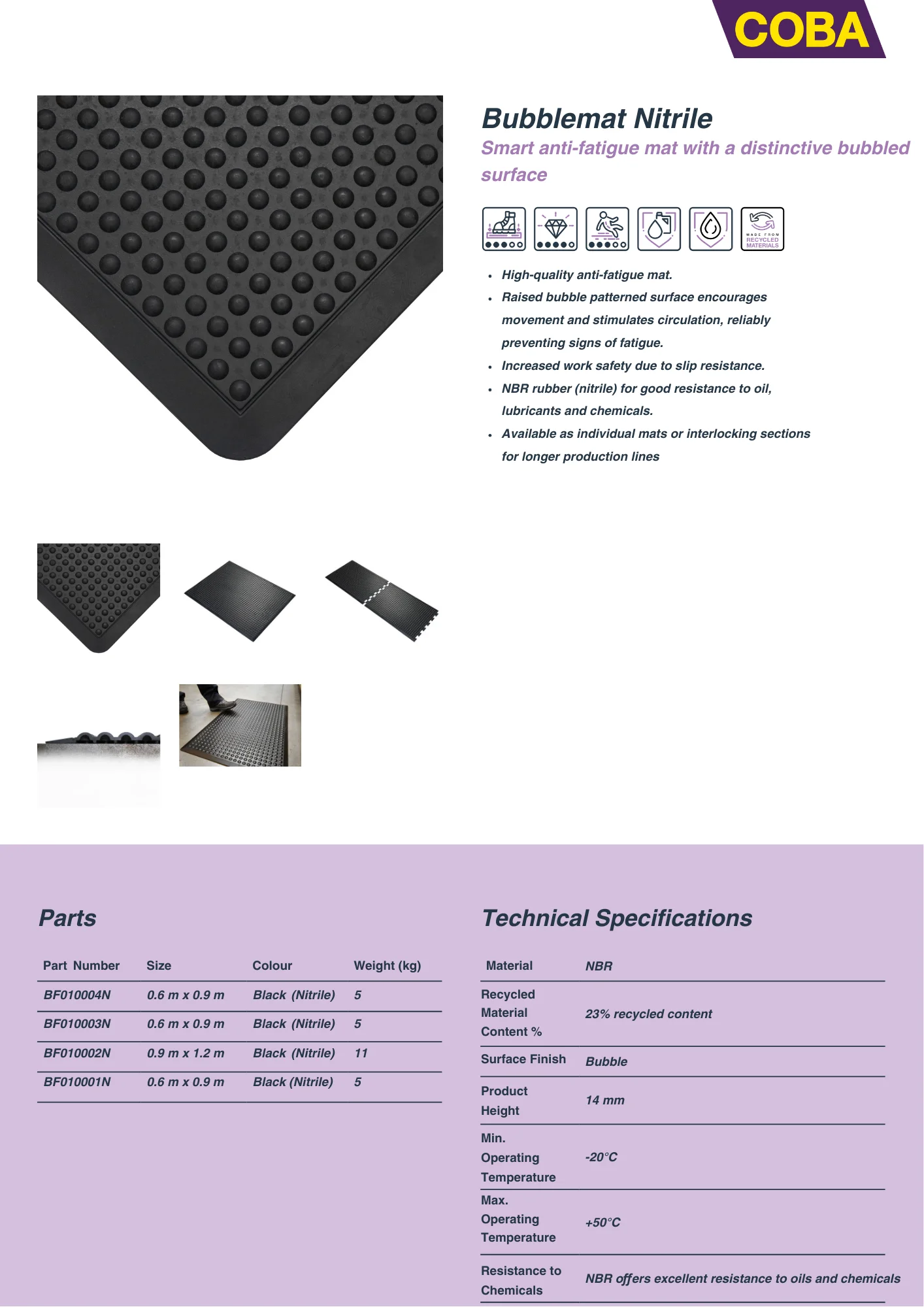 Specification Sheet