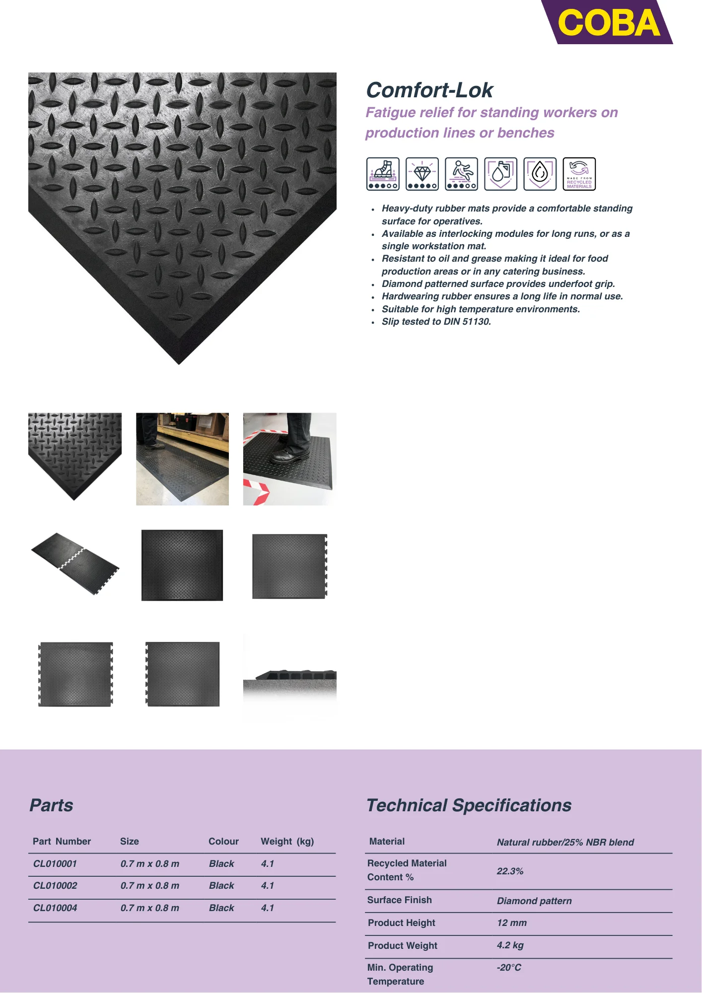 Specification Sheet
