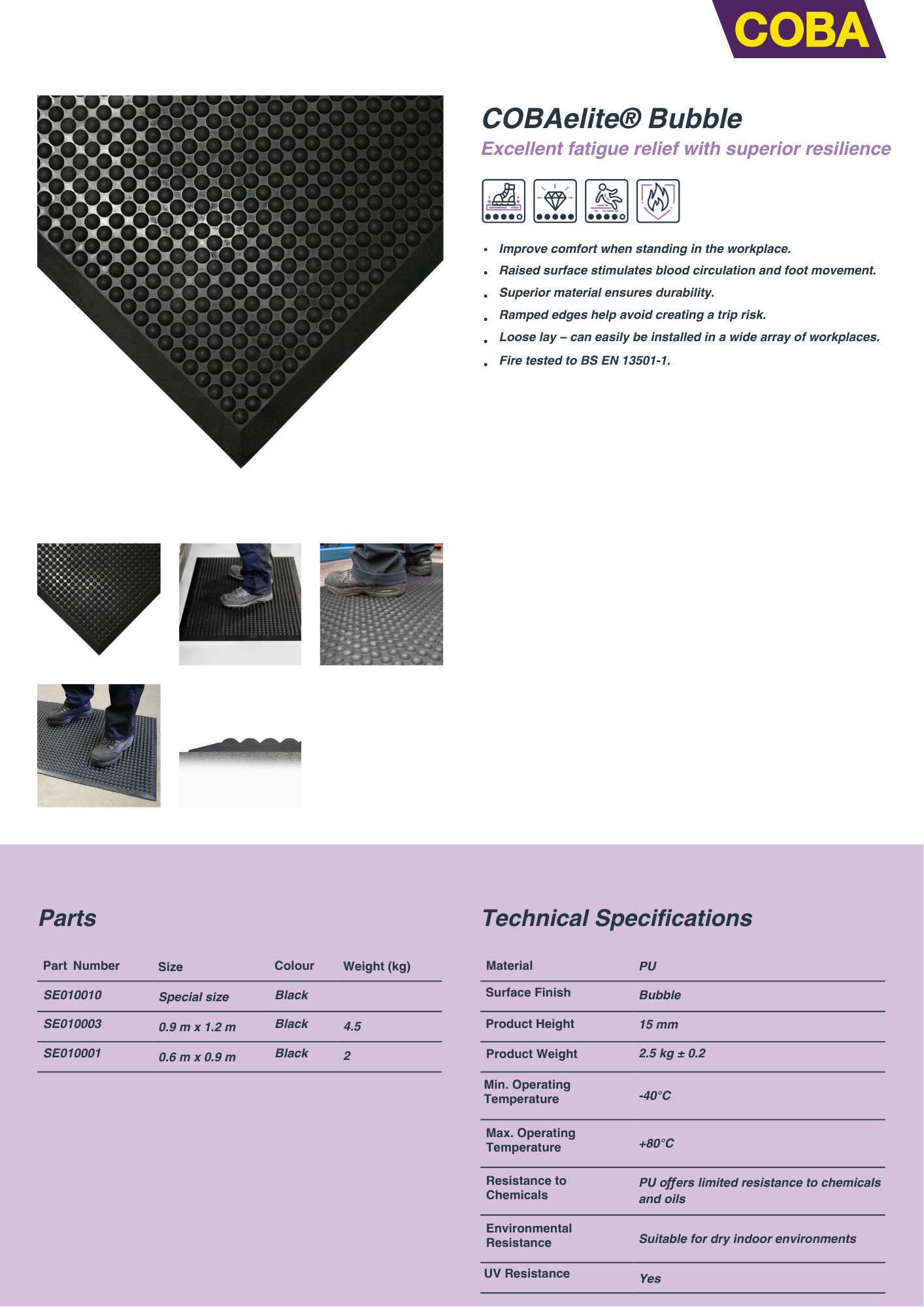 Specification Sheet Specification Sheet