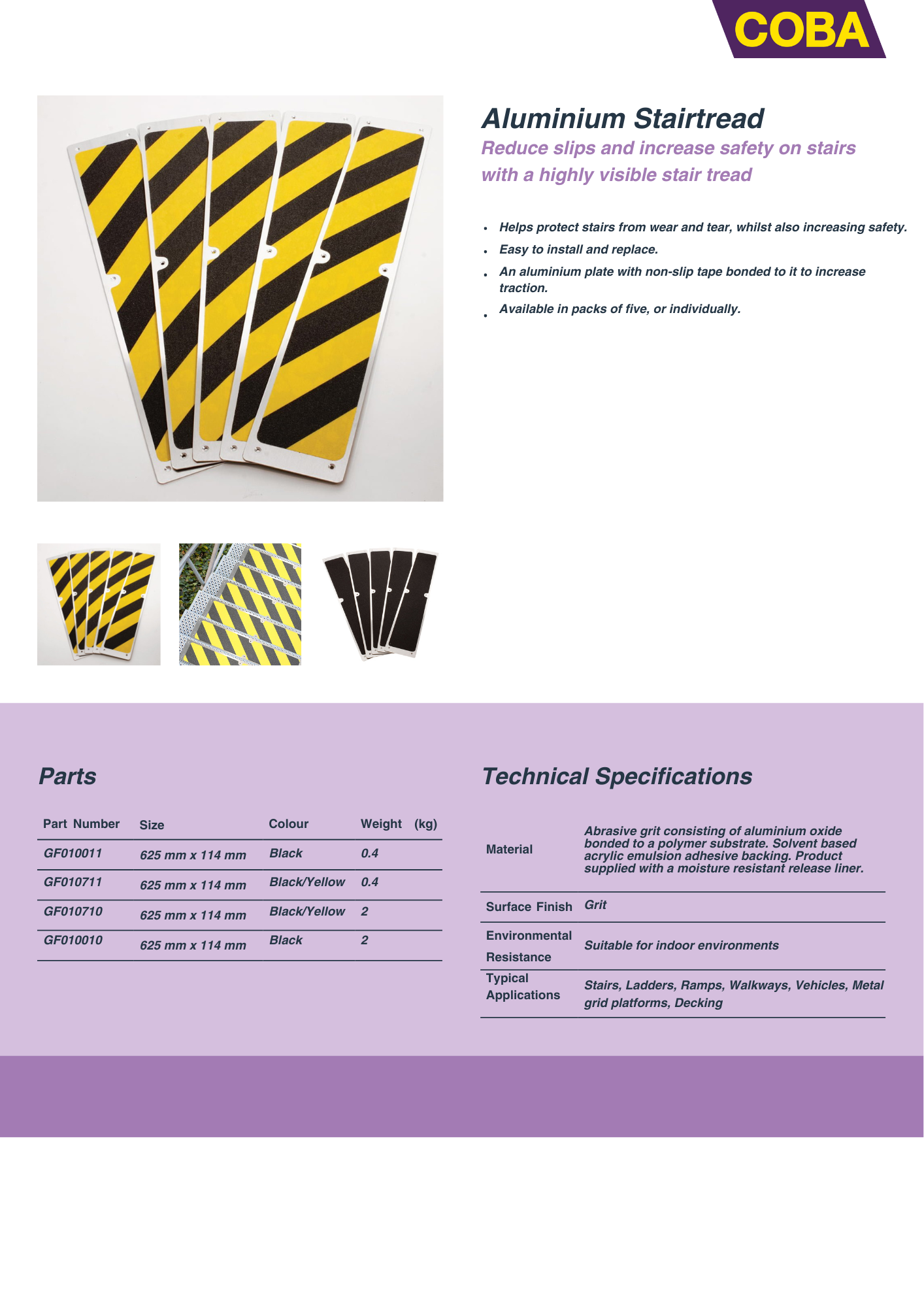 Specification Sheet