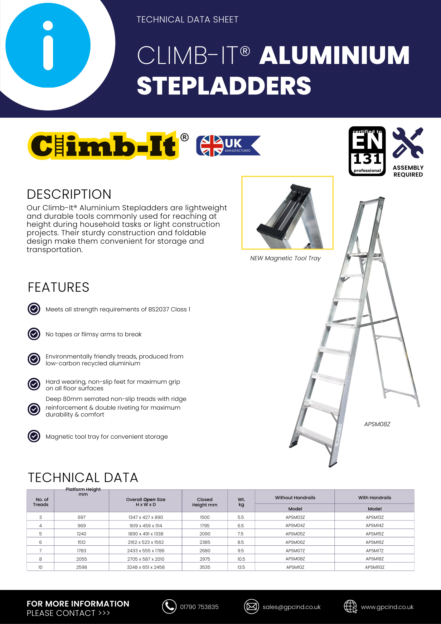 Specification Sheet