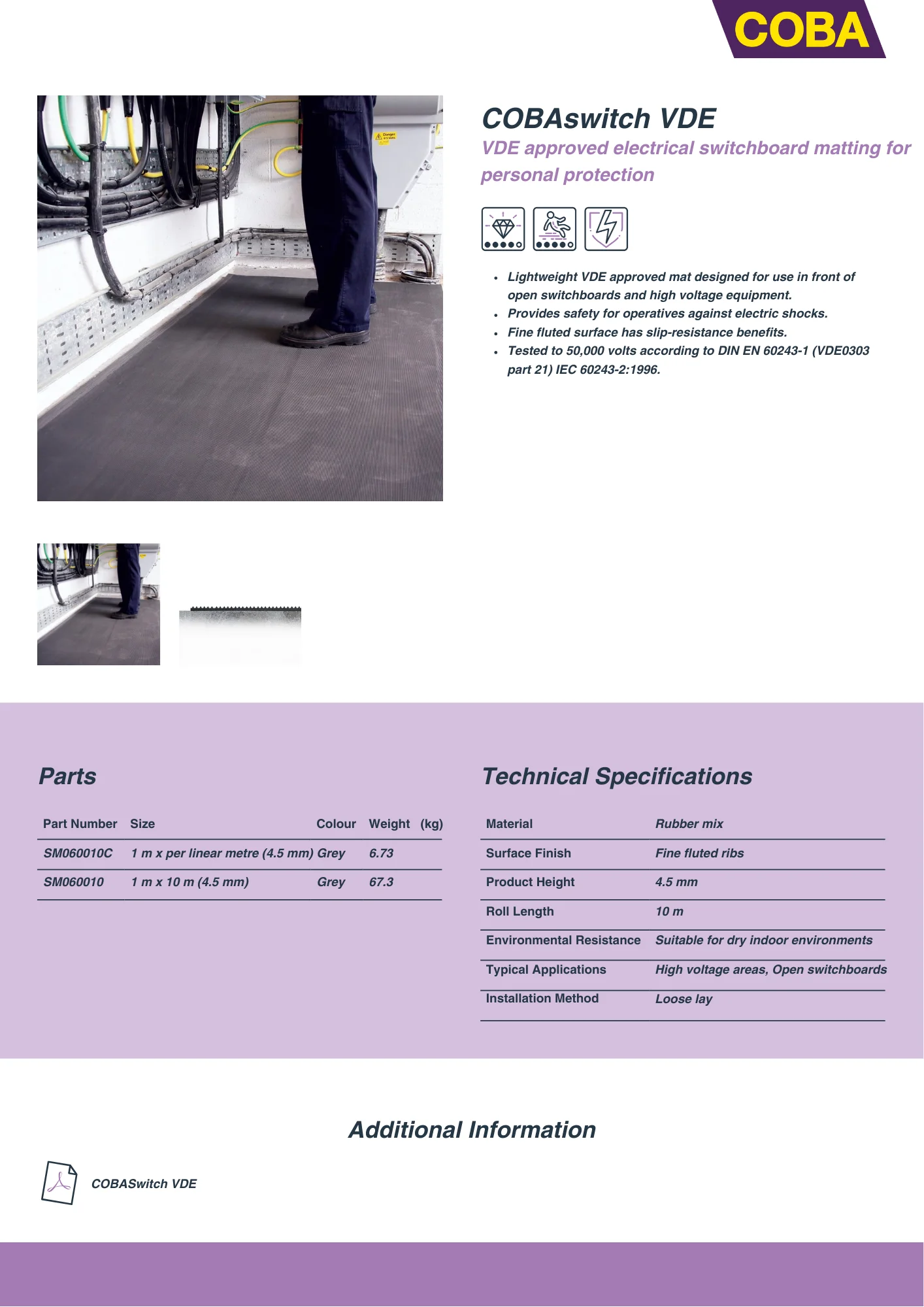 Specification Sheet