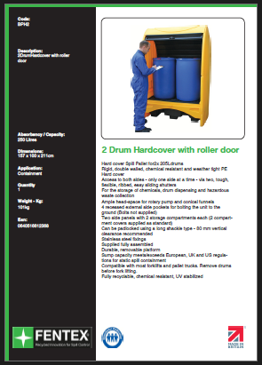 covered 2 x 200l drum storage unit covered 2 x 200l drum storage unit