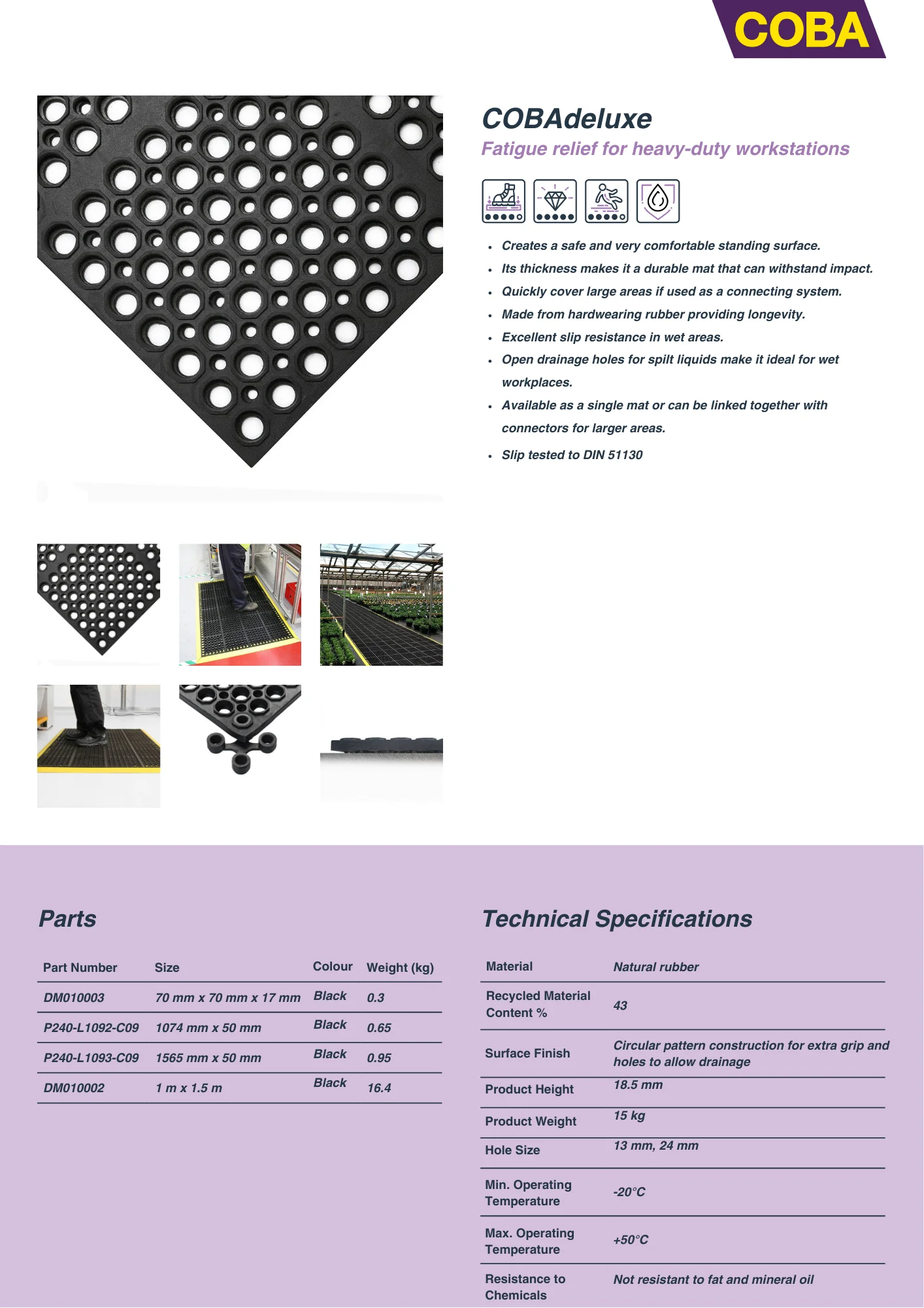 Specification Sheet