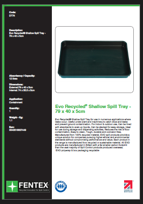 standard drip tray (dt74)