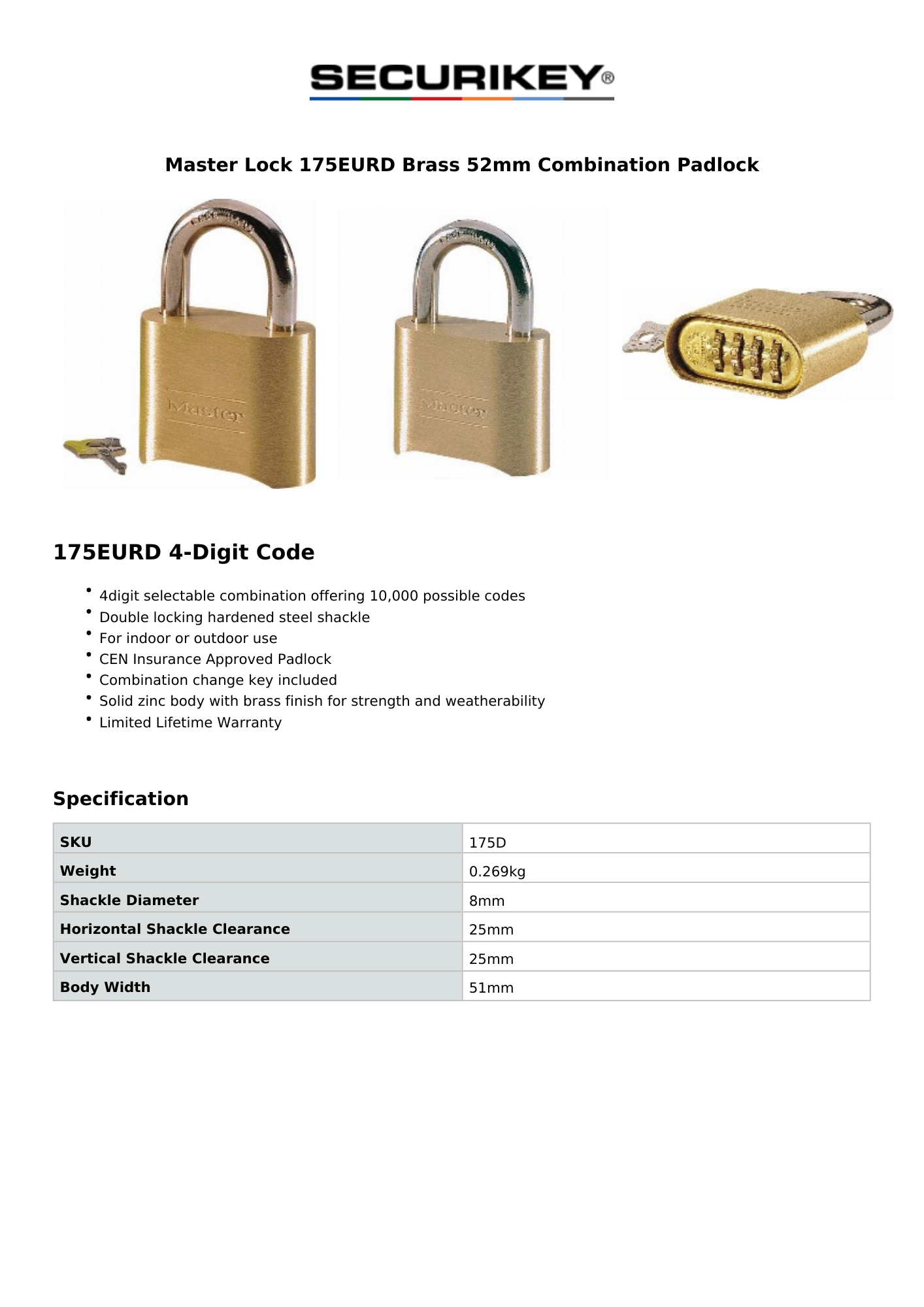 Specification Sheet Specification Sheet