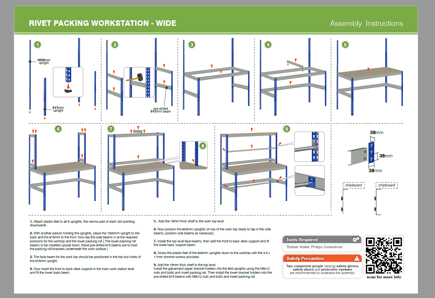 wide packing workstation