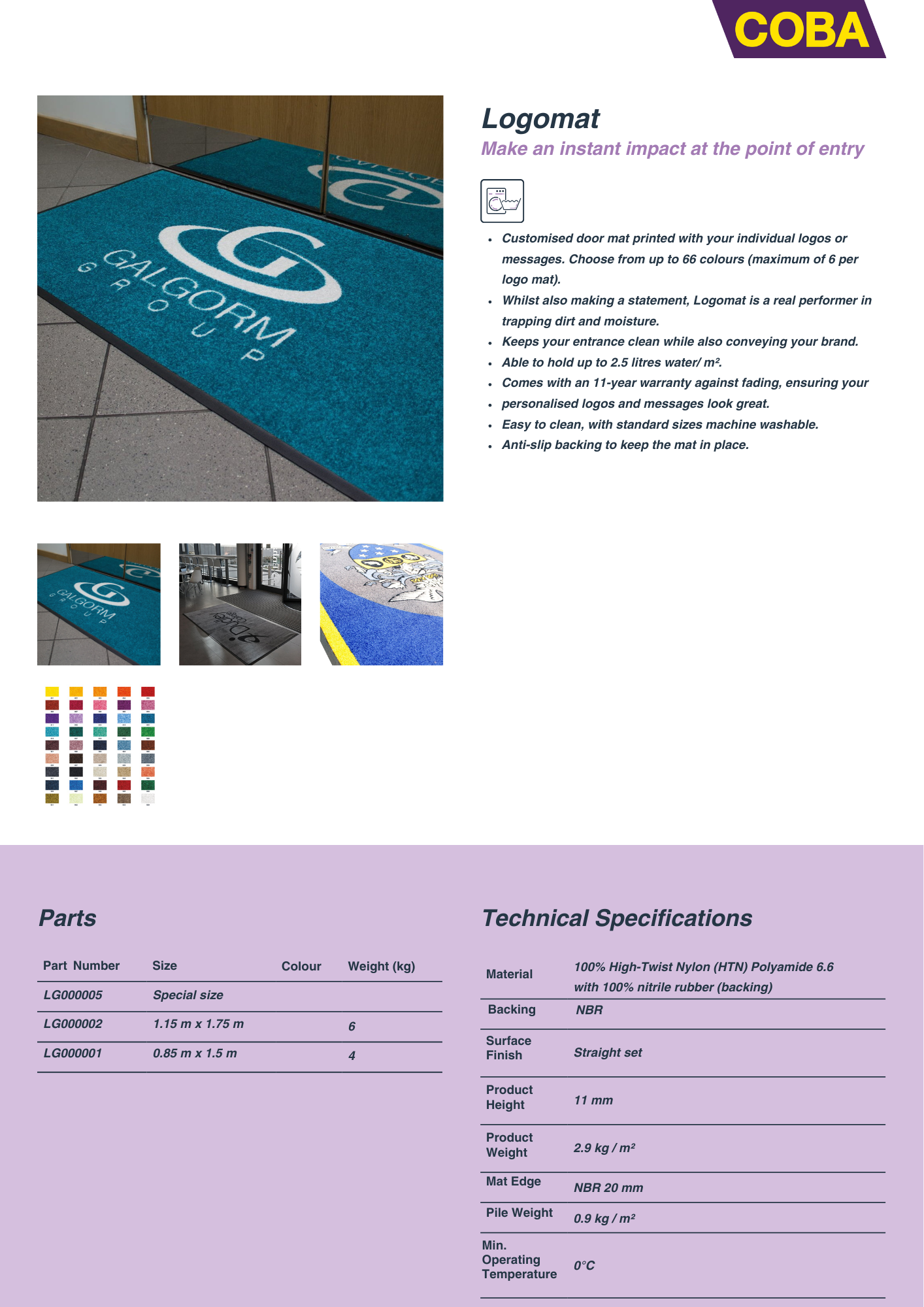 Specification Sheet Specification Sheet