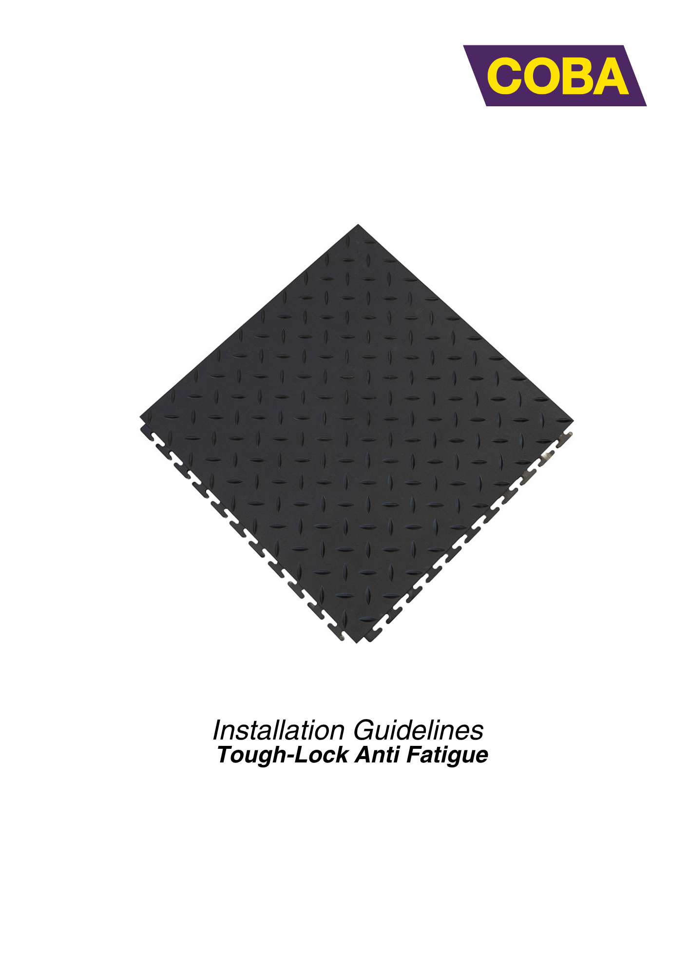 Installation Guidelines Installation Guidelines