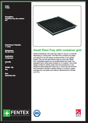 small flexi drip tray with grid small flexi drip tray with grid
