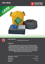 60Litre EVO Spill Kit in Plastic Bin (EVO-SK60)