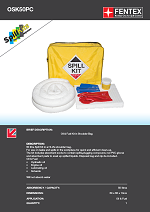 Oil & Fuel 50Litres Van Spill Kit (OSK50PC)