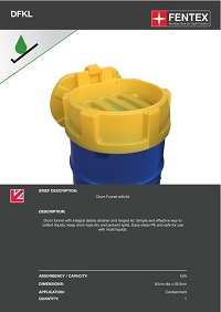 drum funnel with lid (dfkl)