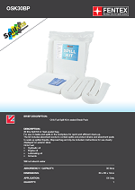 30L Oil & Fuel Spill Kit in Break Plastic Bag - OSK30BP