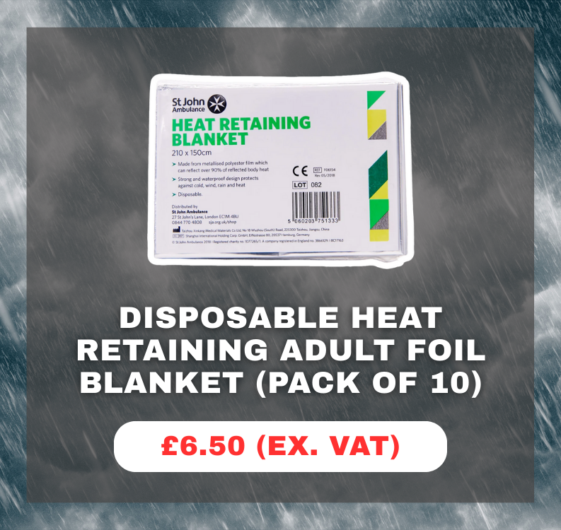 Disposable Heat Retaining Adult Foil Blanket